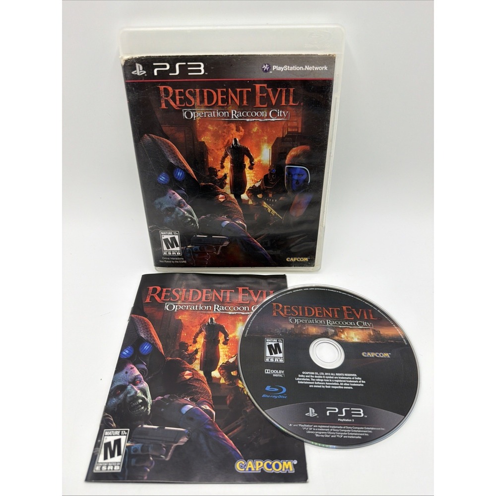 Resident Evil Operation Raccoon City Playstation 3 PS3 Complete Fast Shipping